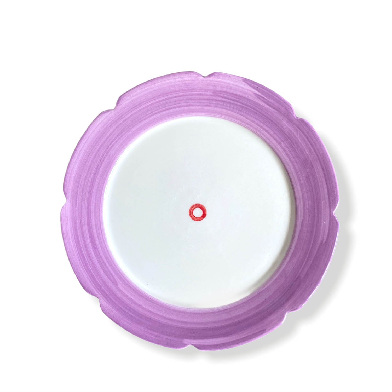 Marguerite Starter Plate - Lilac & Red