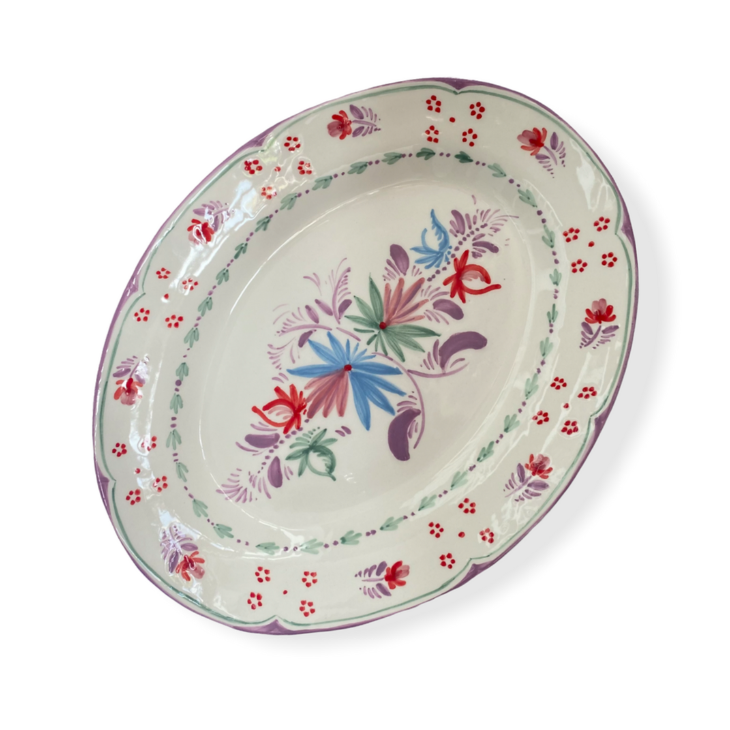 Dinner Date Platter - Multicolor Floral