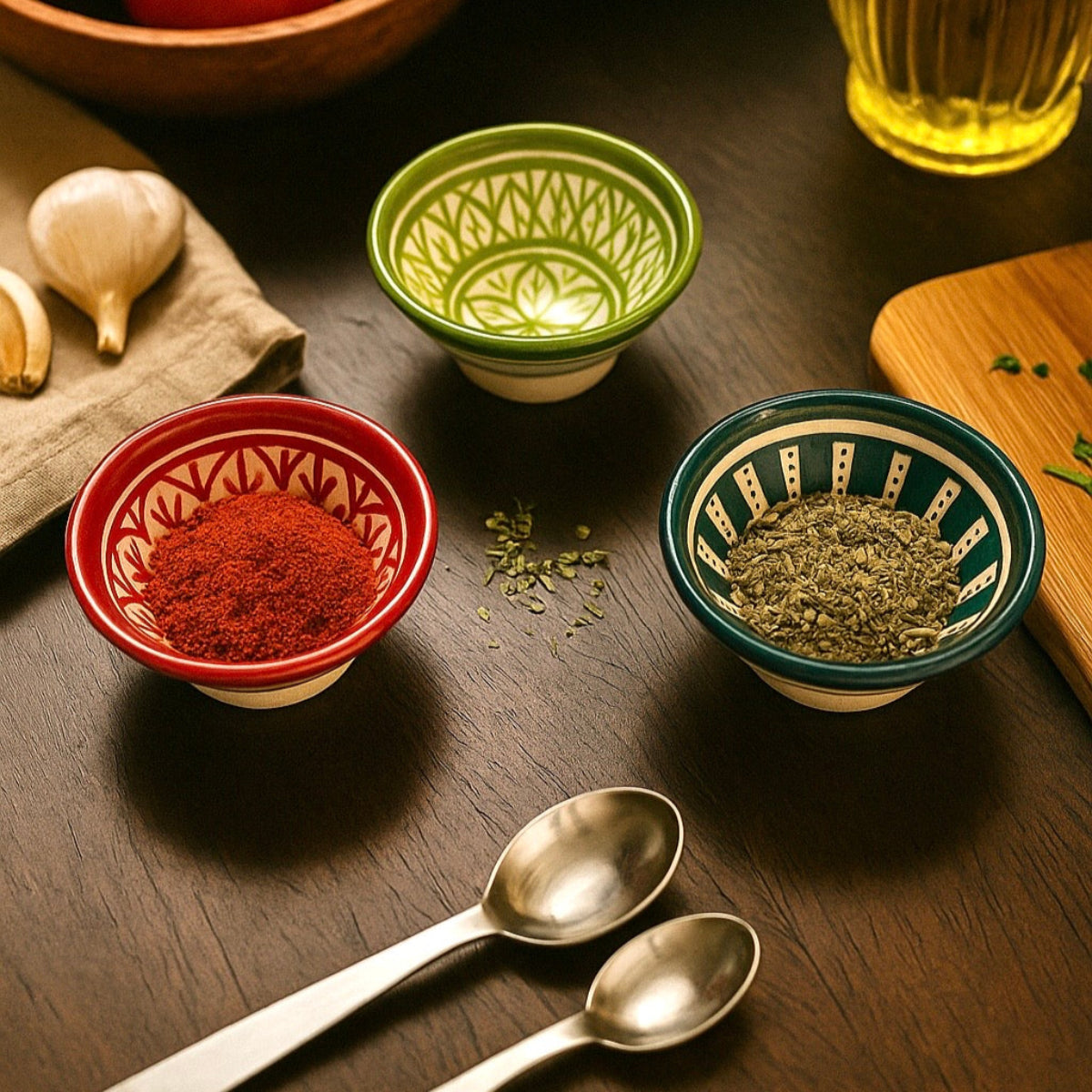 Moroccan Spice Bowls (Set of 3)