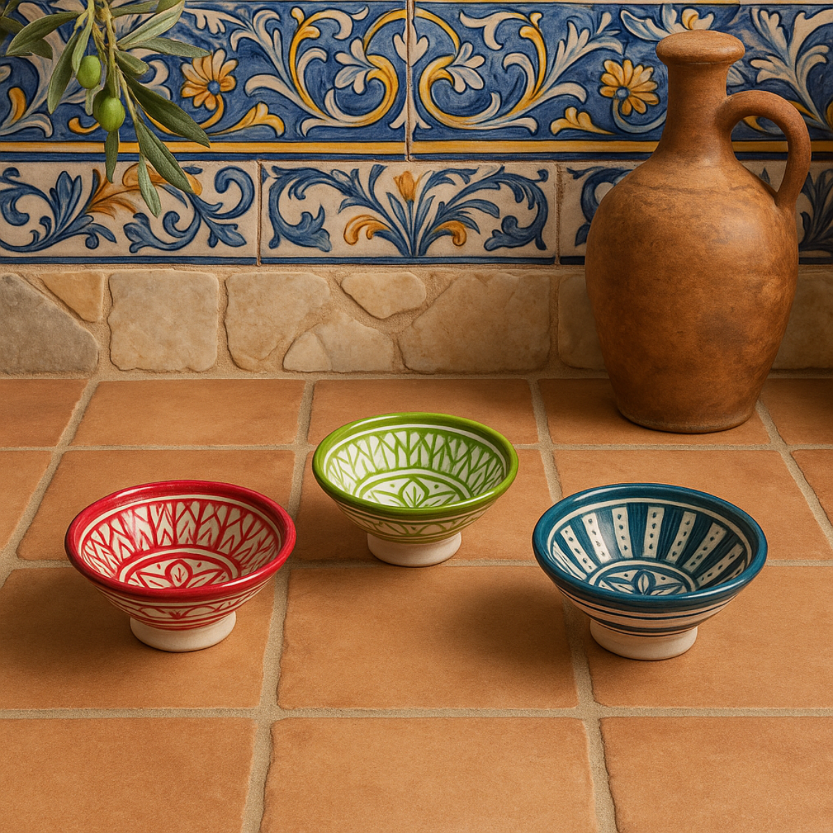 Moroccan Spice Bowls (Set of 3)