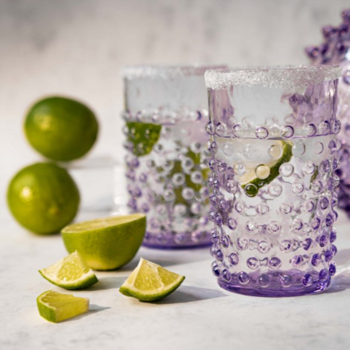 Gobelet Hobnail - Lavande (Ensemble de 2)