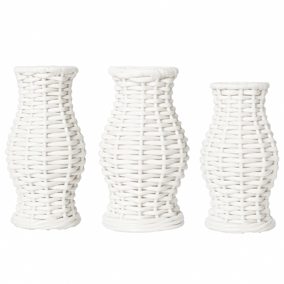 Vaso de palma tecido