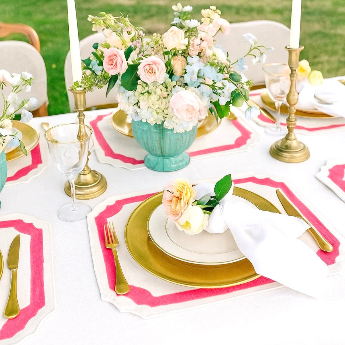 Majorque Placemat - Fuchsia