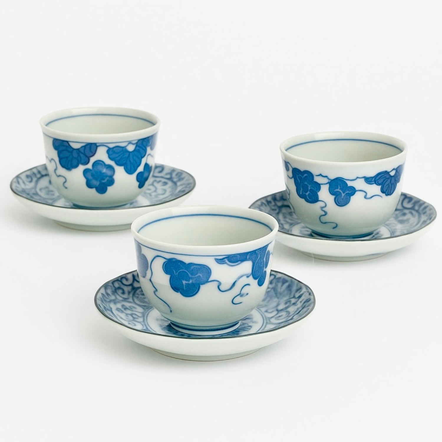 Grapevine Yunomi Teacup & Saucer