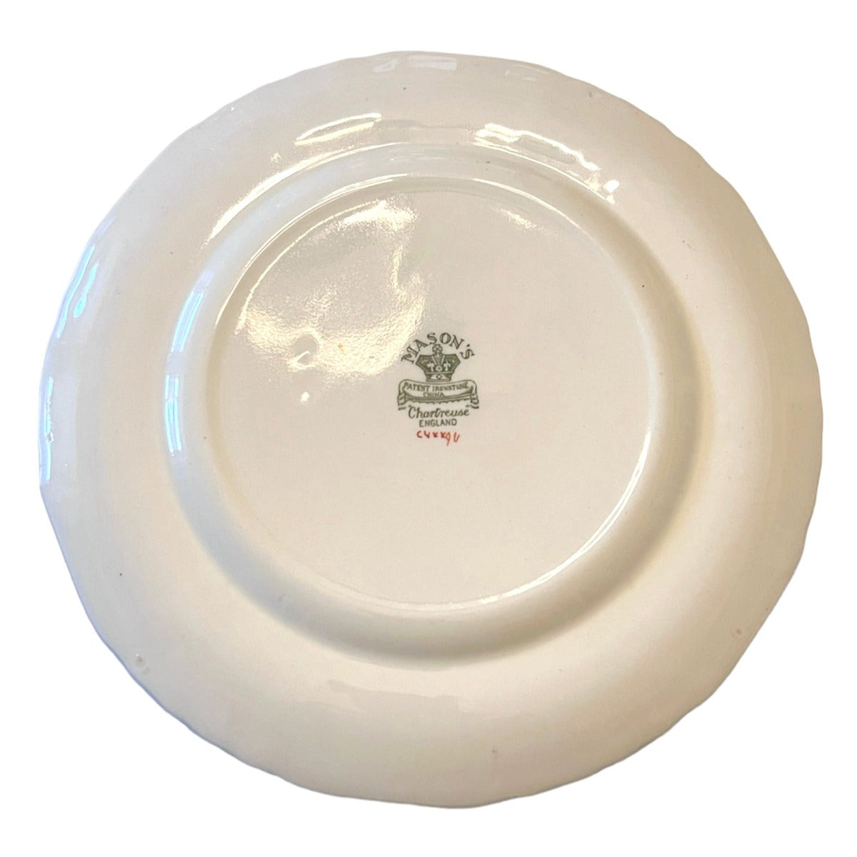 Assiette plate Chartreuse Ironstone de Mason&#39;s