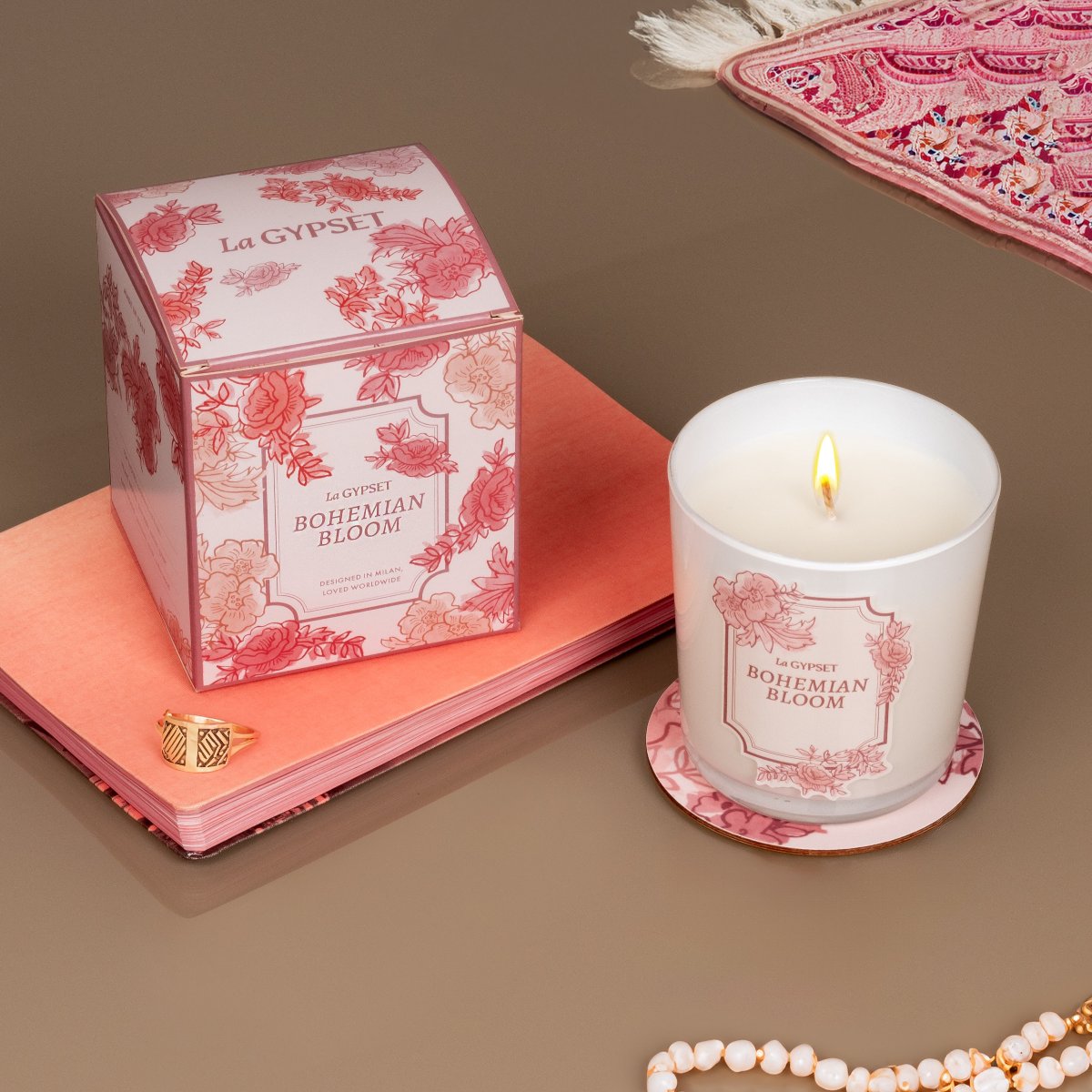 Bohemian Bloom Scented Candle