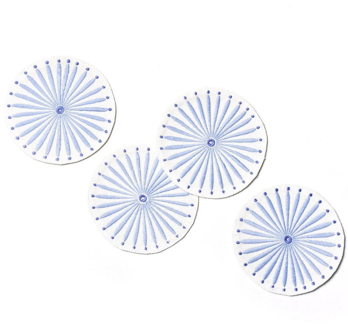 Carrousel bleu Dessous de verre (lot de 4)