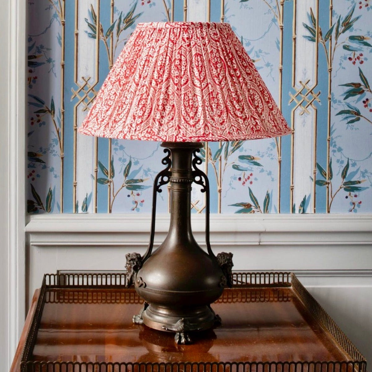 Casa Lopez Chandigarh Lampshade - Red
