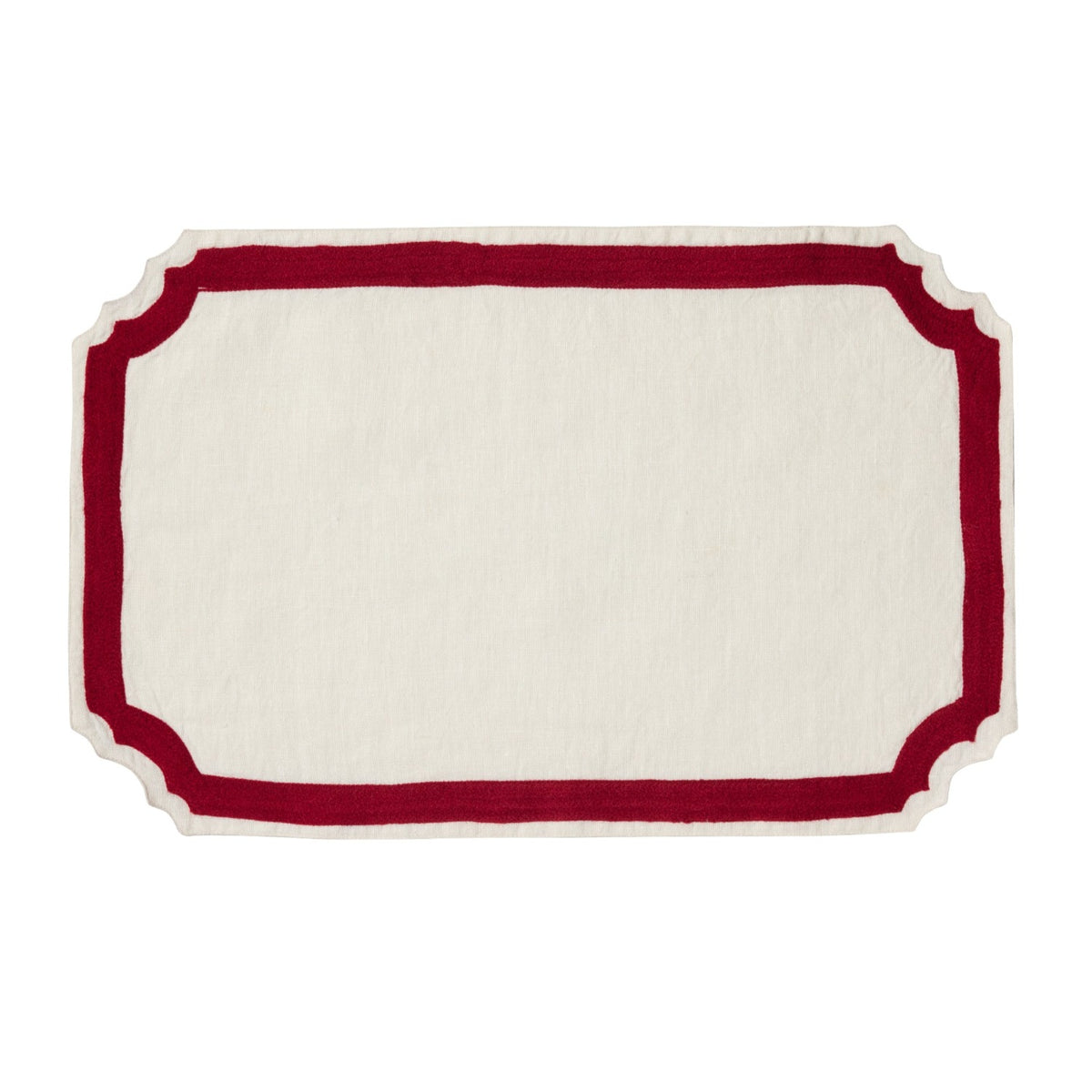 Majorque Placemat - Merlot