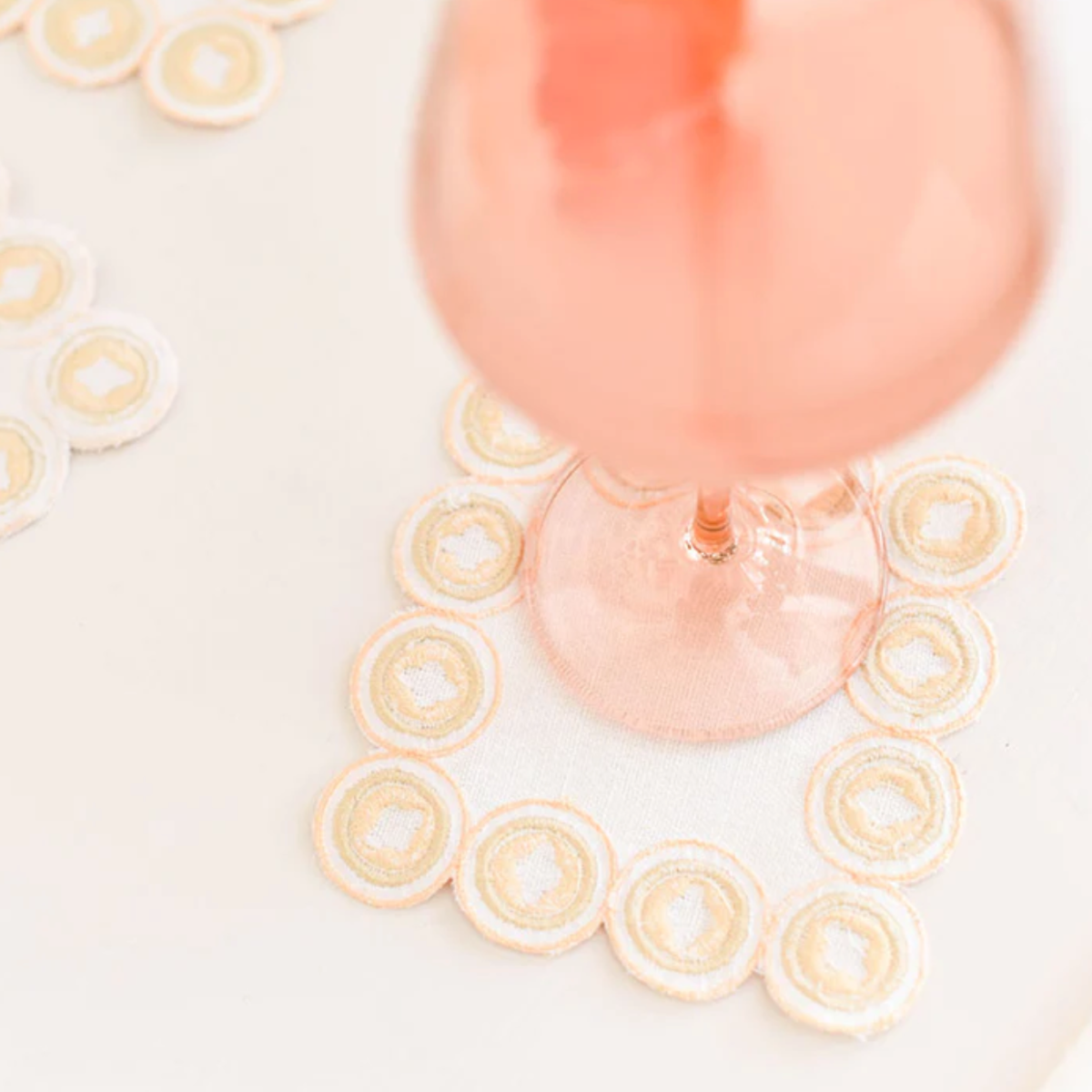 Garniture Arabesque Nude Dessous de verre (lot de 4)