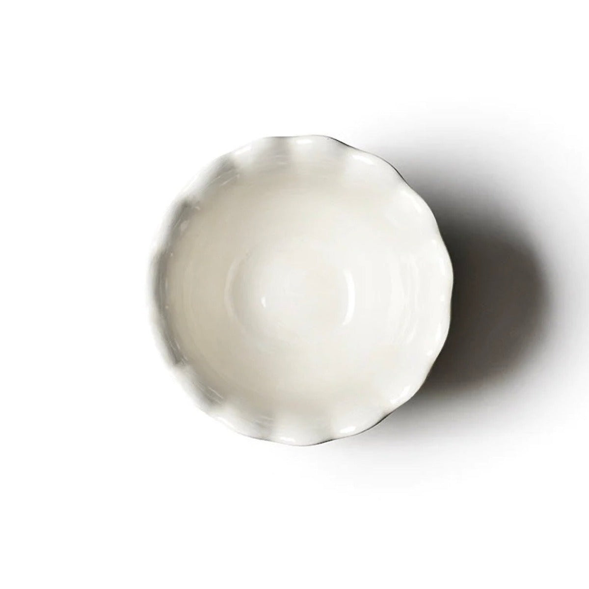 Victorian Ruffle 9&quot; Footed Bowl