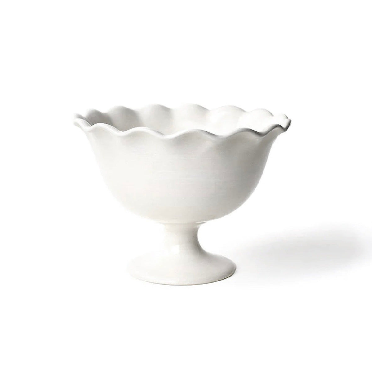 Victorian Ruffle 9&quot; Footed Bowl