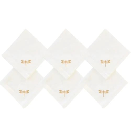 Serviettes libellule (Ensemble de 6)