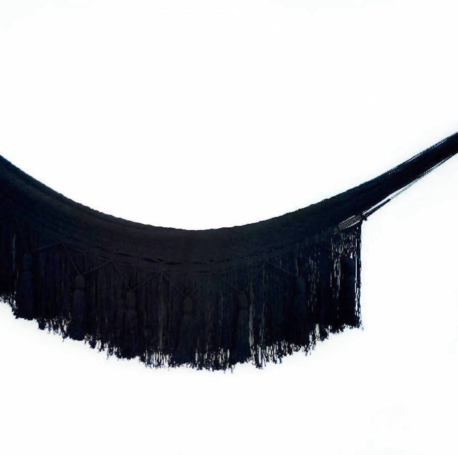 Rede com franja e borla