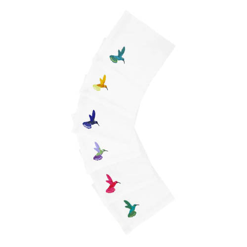 Serviettes colibri (Ensemble de 6)