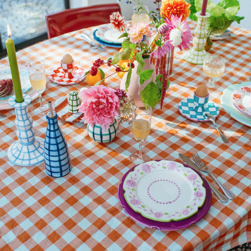 Castiçal Lumiere - Guingão Azul