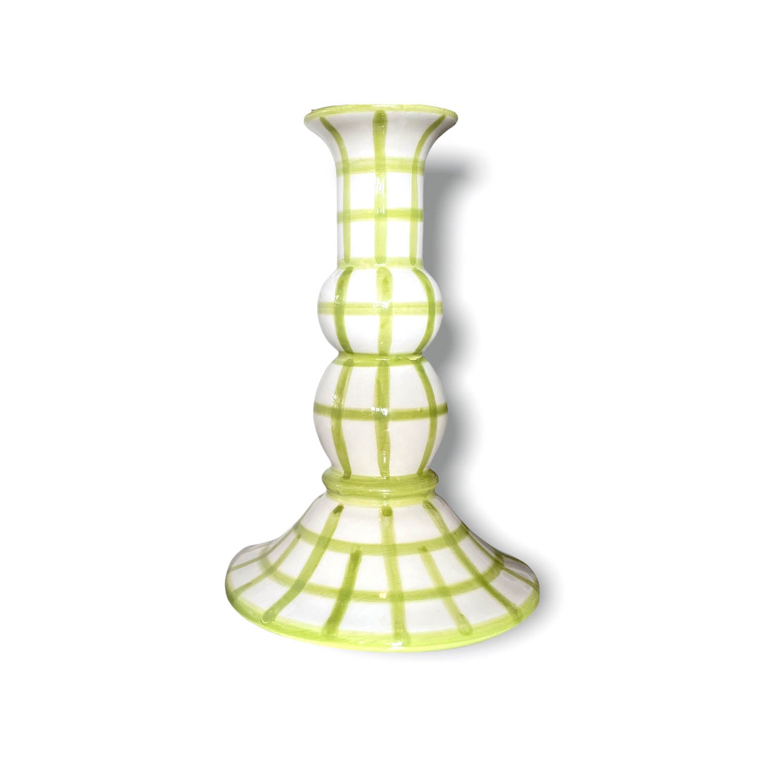 Castiçal Lumiere - Pistachio Gingham