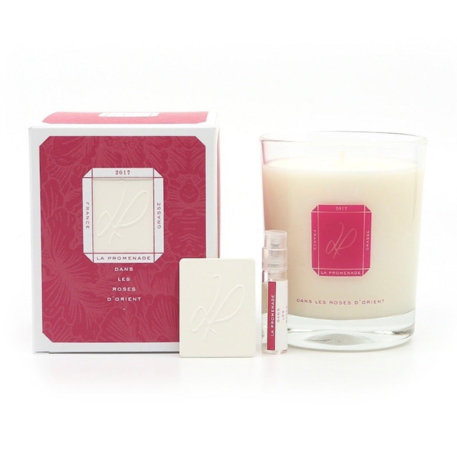 In The Oriental Roses Candle