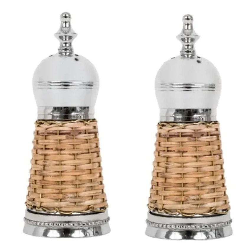 Wicker Salt and Pepper Set - Natural