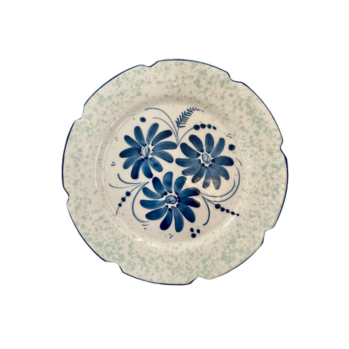 Assiette de Départ Léonie - Indigo et Menthe