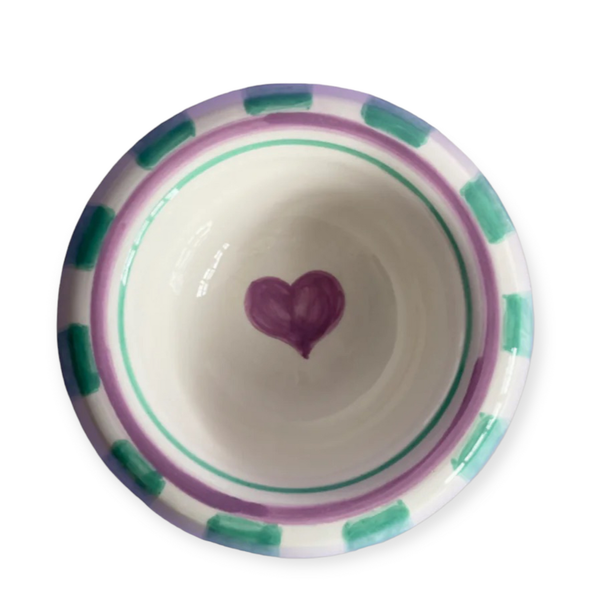 Mint Check Pet Bowl - Small