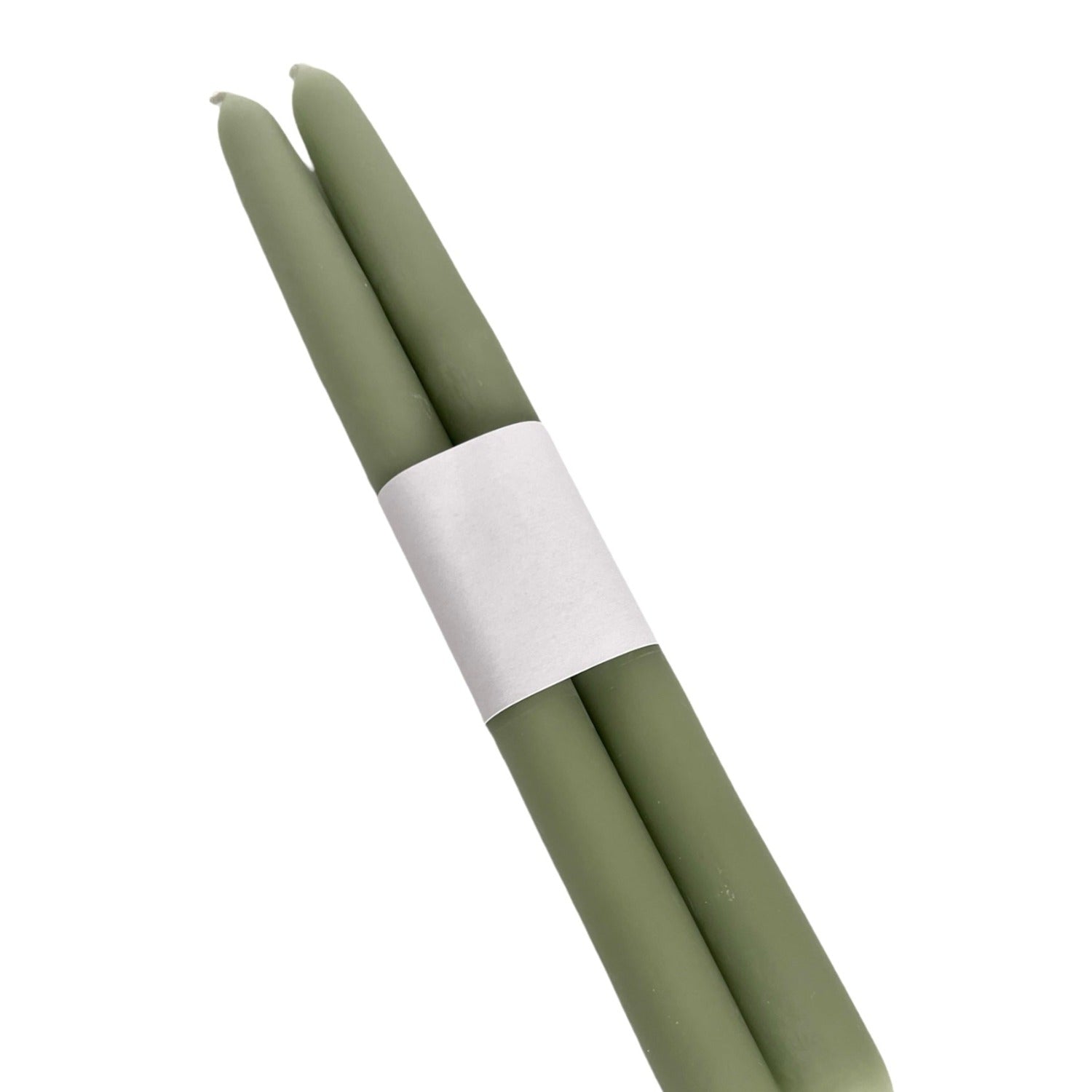 Dipped Beeswax Taper Candle - Sage (Set of 2)